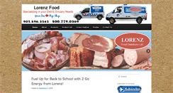 Desktop Screenshot of lorenzfood.ca